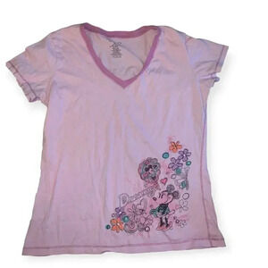 Vintage y2k Minnie Mouse baby tee